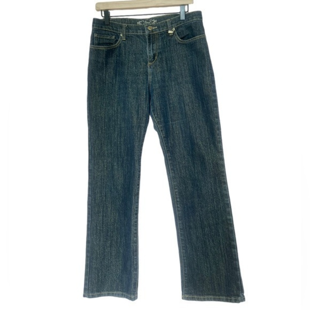 Zena vintage 80s/90s women’s 10P slight bootcut high rise dark wash Blue Jeans